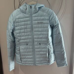 Columbia Sky Blue Quilted Jacket
